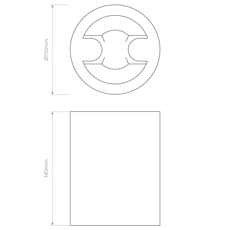 Astro Osca Round 140 | Deckenlampe