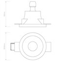Astro Blanco Round Fixed | Recessed spot