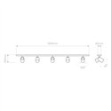 Astro Ascoli Five Bar | Ceiling lamp