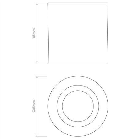 Astro Kos Round | Ceiling lamp