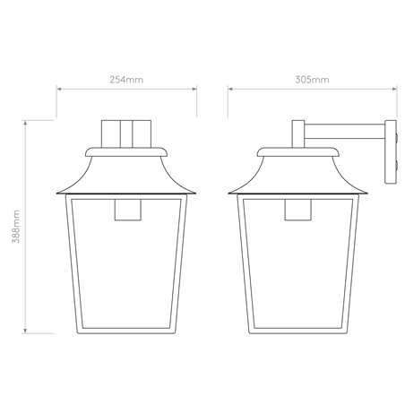Astro Richmond Wall Lantern 254 | Wall lamp