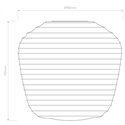 Astro Nara Taper Ribbed Glass