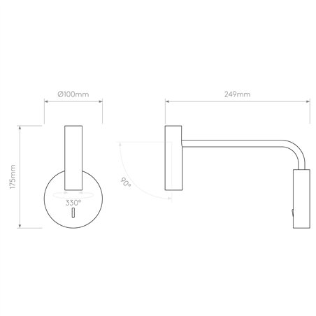 Astro Enna Wall LED | Wall lamp