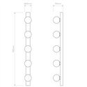 Astro Cabaret 5 II | Wall lamp