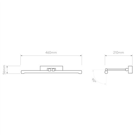 Astro Goya 460 LED | Wall lamp