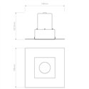 Astro Trimless Square | Recessed spot