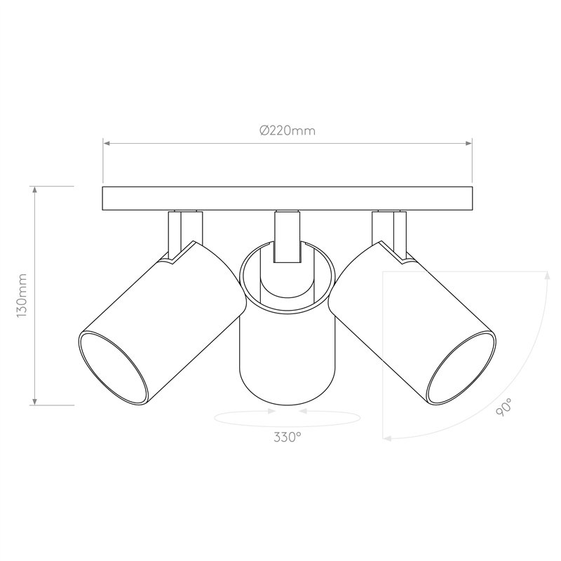 Astro Ascoli Triple Round | Deckenlampe