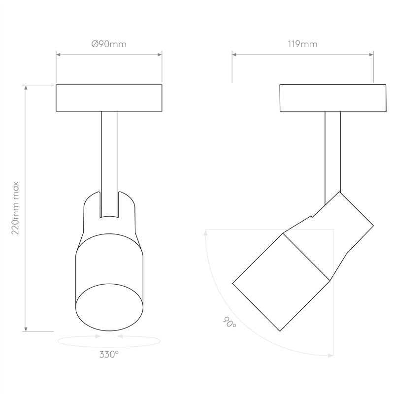Astro Apollo Single | Deckenlampe