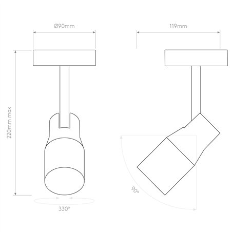 Astro Apollo Single | Ceiling lamp