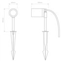 Astro Dartmouth Spike Spot | Floor lamp