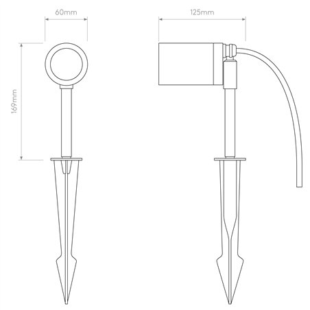 Astro Dartmouth Spike Spot | Floor lamp