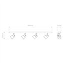 Astro Juno Four Bar | Ceiling lamp