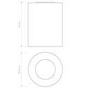 Astro Kos Round | Ceiling lamp