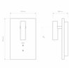 Astro Edge Reader Mini LED | Wandlampe