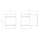 Astro Dartmouth Single LED | Wall lamp