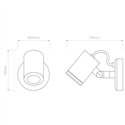 Astro Jura Single Spot | Wall lamp