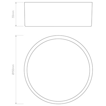 Astro Kea 150 Round / Plafondlamp | Wall lamp / Ceiling lamp