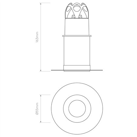Astro Void 55 | Recessed spot