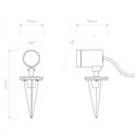 Astro Bayville Spike Spot 12V | Floor lamp