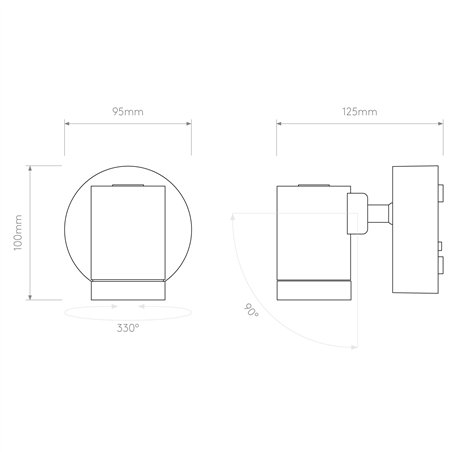 Astro Bayville Single Spot | Wall lamp