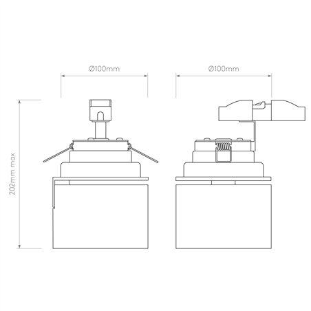 Astro Lynx Recess | Recessed spot