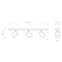 Astro Ascoli Triple Bar | Ceiling lamp