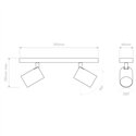 Astro Ascoli Twin | Ceiling lamp