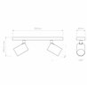 Astro Ascoli Twin | Deckenlampe