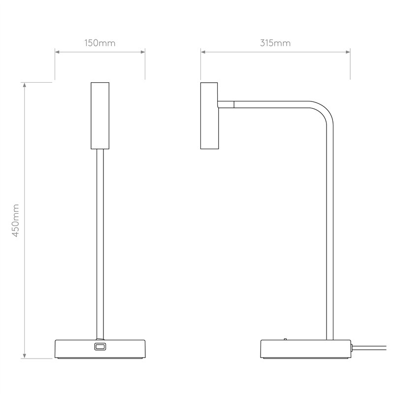 Astro Enna Desk USB C | Tischlampe