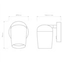 Astro Koto Single Switched | Wall lamp