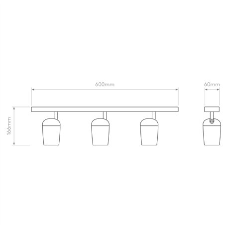 Astro Koto Three Bar | Ceiling lamp