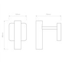 Astro Leda Single | Wall lamp