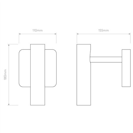 Astro Leda Single | Wall lamp
