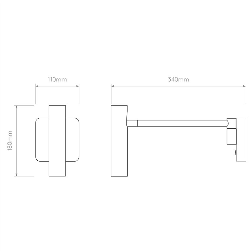 Astro Leda Swing Arm | Wandlampe