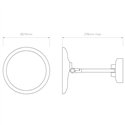 Astro Mascali Round LED | Wall lamp