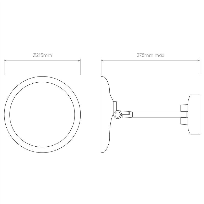 Astro Mascali Round LED | Wandlampe