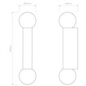 Astro Ortona Twin | Wall lamp