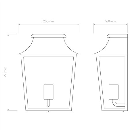 Astro Richmond Wall 285 | Wall lamp