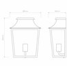 Astro Richmond Wall 285 | Wandlampe