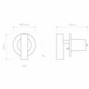 Astro Enna Recess Switched LED | Wandlampe