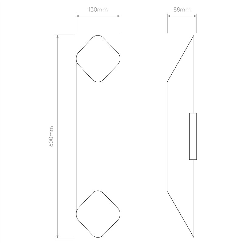 Astro Ako 600 Phase | Wandlampe