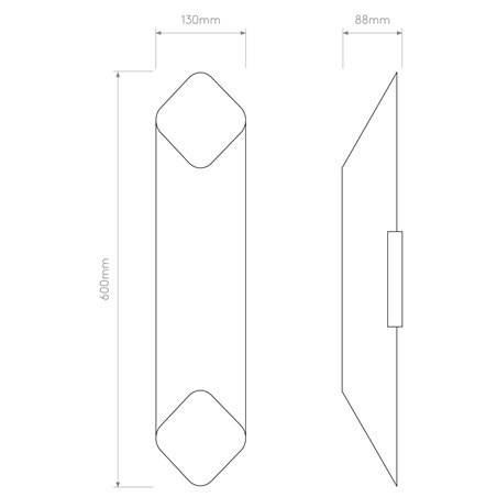 Astro Ako 600 Phase | Wall lamp