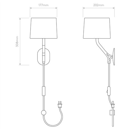 Astro Arbor Plug-In | Wall lamp