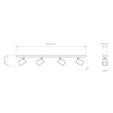 Astro Ascoli Four Bar | Ceiling lamp