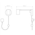 Astro Ascoli Swing Plug In | Wall lamp
