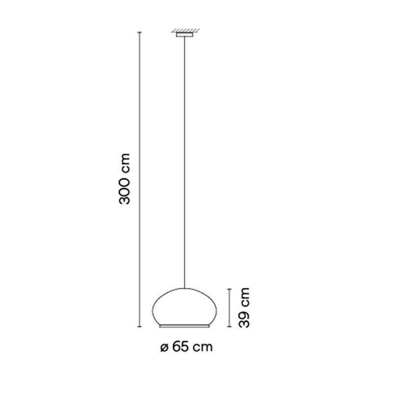 Vibia Knit ø 65 cm x 39 cm - 7470 Hängelampe