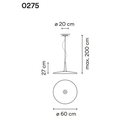 Vibia Skan 60 suspension lamp