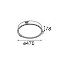 Modular Flat Moon Recessed 470 1x LED DI | Recessed spot