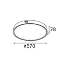 Modular Flat Moon Recessed 670 1x LED DI | Recessed spot