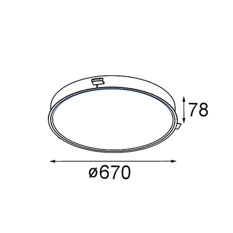 Modular Flat Moon Recessed 670 1x LED DI | Einbauspot